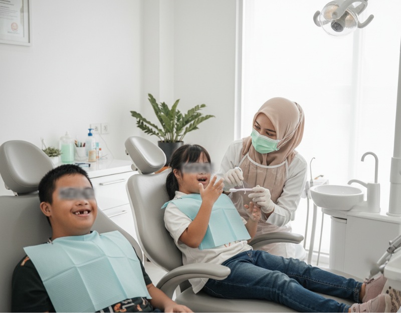 Perawatan gigi anak berkebutuhan khusus - Dela Dental Care